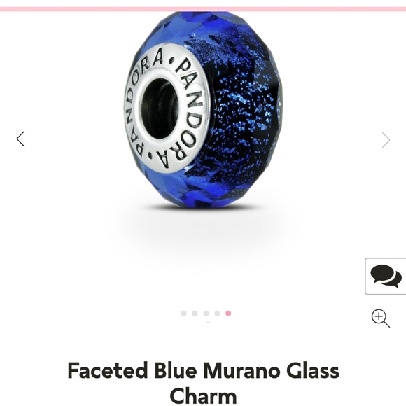 Pandora Murano blue charms - Picture 7 of 7